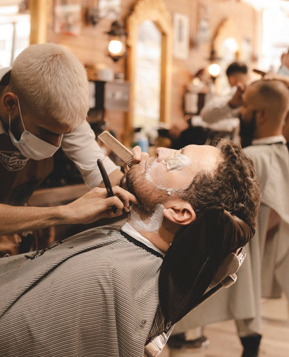 Ritual de barba con vapor y exfoliación