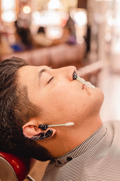 Corte + Ritual de barba + Depilación de nariz + Depilación de oídos